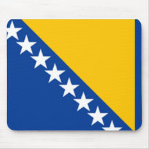 Bosnia and Herzegovina Flag Mousepad