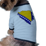 Bosnia and Herzegovina map BA Doggie Shirt