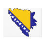 Bosnia and Herzegovina map BA Post Card