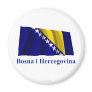 Bosnia and Herzegovina Waving Flag Name in Bosnian