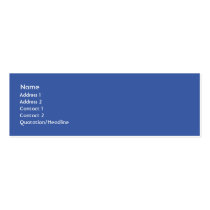 Bosnia -Chubby business cards