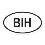 Bosnia & Herzegovina "BIH" Sticker