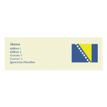 Bosnia - Skinny business cards