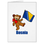 Bosnia Teddy Bear Card