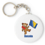 Bosnia Teddy Bear Keychains