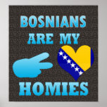 Bosnians are my Homies Poster