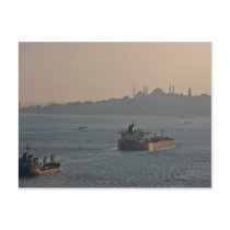 Bosporus in sunset