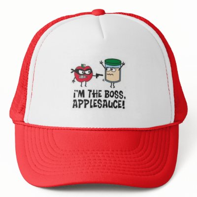 Boss Applesauce Hat by kcarrera79