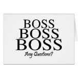 Boss cards
