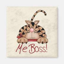 Boss Cat Fridge Magnets
