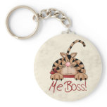 Boss Cat Keychains