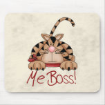 Boss Cat Mouse Mat