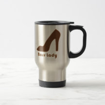 Boss Lady Brown Pump Coffee Mugs