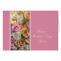 Boss Mother's Day rose card