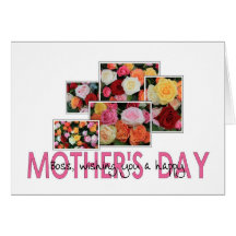 Boss Mother's Day rose card