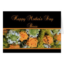 Boss Mother's Day rose card