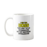 Boss...Superior Intelligence Coffee Mugs