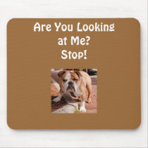 "BOSSY BULLDOG" MOUSEPAD