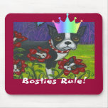 Bosties Rule! Boston Terrier Mousepad