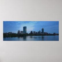Boston At Dusk Print