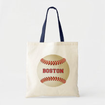 BOSTON BASEBALL CANVAS BAG