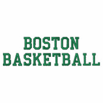 BOSTON  BASKETBALL EMBROIDERED SHIRT