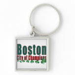 Boston City of Champions Keychains
