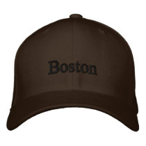 Boston Embroidered Baseball Caps