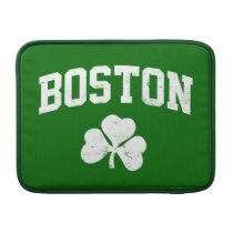 boston irish st patrick's shamrock clover southie ipad sleeves