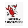 Boston Lobstahhh Postcard
