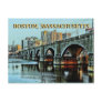 BOSTON, MASSACHUSETTS POSTCARD @MOJISOLA A GBADAMO