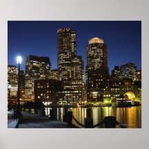 Boston, Massachusetts skyline Posters