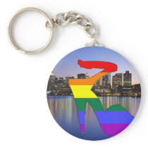 Boston Pride Key Chains