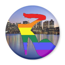Boston Pride Fridge Magnets