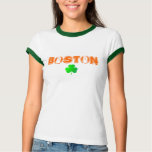 Boston SHAMROCK WOMENS t-shirts