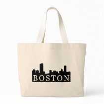 Boston Skyline Canvas Bags