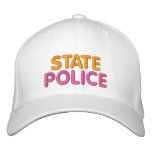 Boston State Police Embroidered Funny Hat embroidered hats