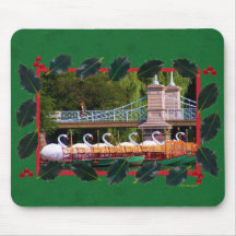 Boston Swan Boats- Boston Public Garden Mousepads