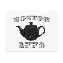 boston tea party post card