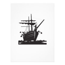 Boston Tea Party Raiders Retro Invitations