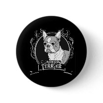 BOSTON TERRIER (3) BUTTON