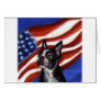 Boston Terrier american dog Greeting Card