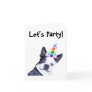 Boston Terrier Birthday Party Invitation Greeting Card
