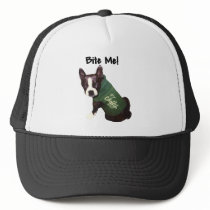 Boston Terrier:  Bite Me! Mesh Hats