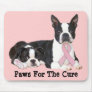 Boston Terrier Breast Cancer Mousepad
