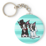 Boston Terrier Bride and Groom