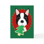 Boston Terrier Christmas Cards