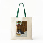 Boston Terrier Christmas Gifts Canvas Bag
