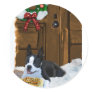 Boston Terrier Christmas Gifts Sticker
