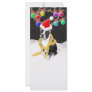 Boston Terrier Christmas Rack Card